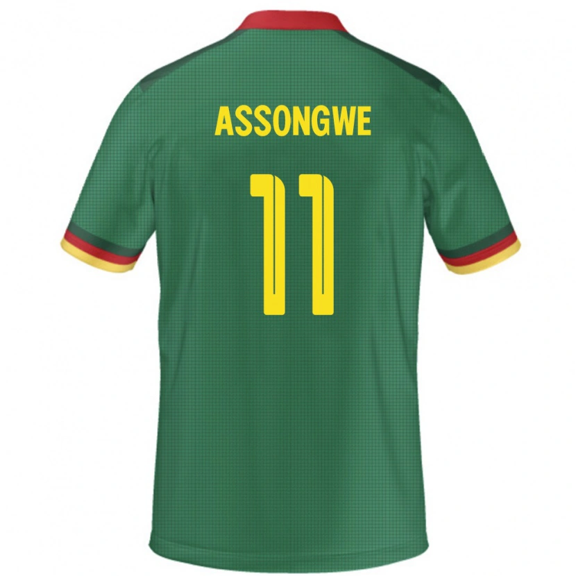 Danxen Mujer Camiseta Camerún Bemol Apam Assongwe #11 Verde 1ª Equipación 24-26 La Camisa México