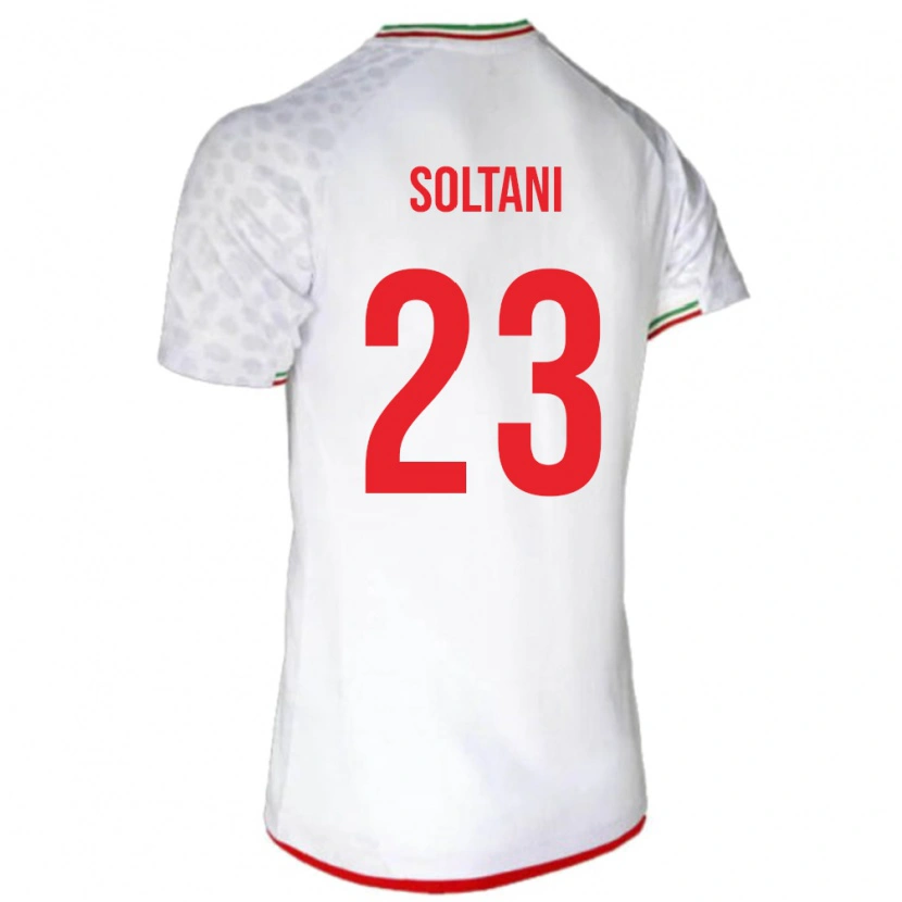 Danxen Mujer Camiseta Irán Raouf Soltani #23 Blanco 1ª Equipación 24-26 La Camisa México