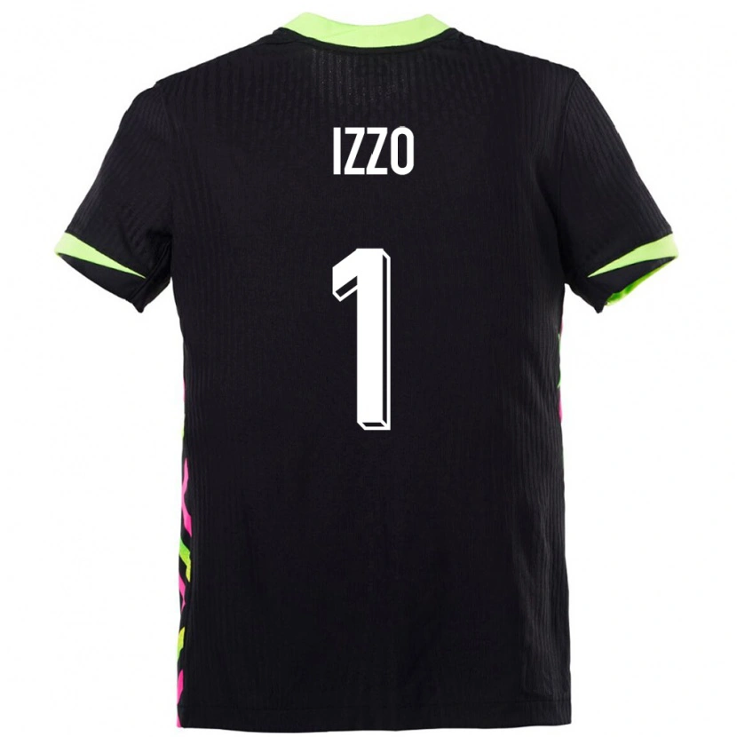 Danxen Mujer Camiseta Australia Paul Izzo #1 Azul Oscuro 2ª Equipación 24-26 La Camisa México