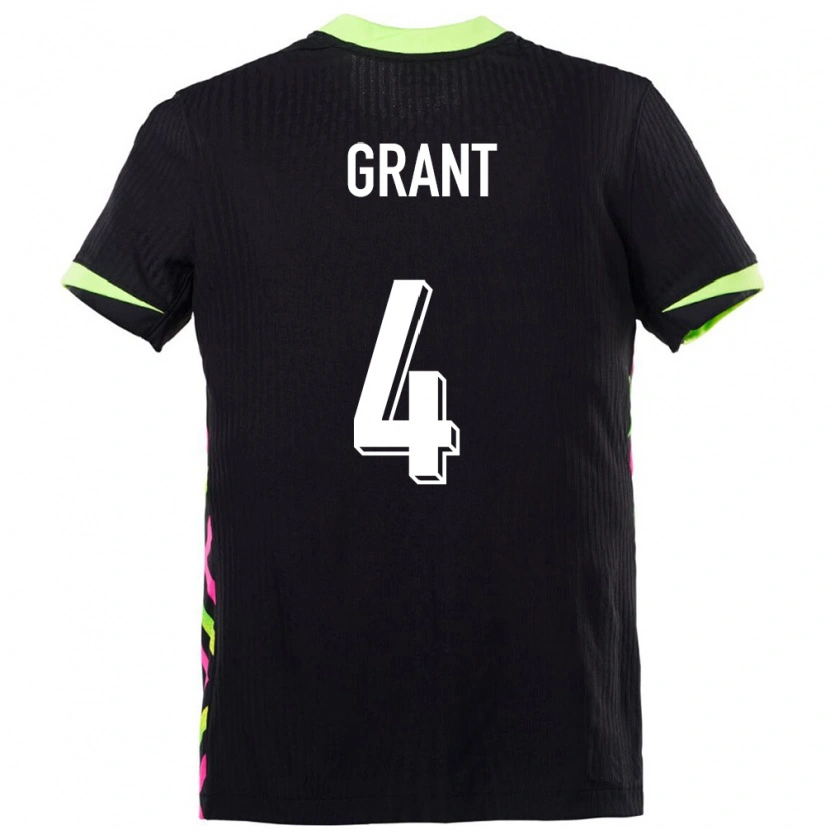 Danxen Mujer Camiseta Australia Rhyan Grant #4 Azul Oscuro 2ª Equipación 24-26 La Camisa México