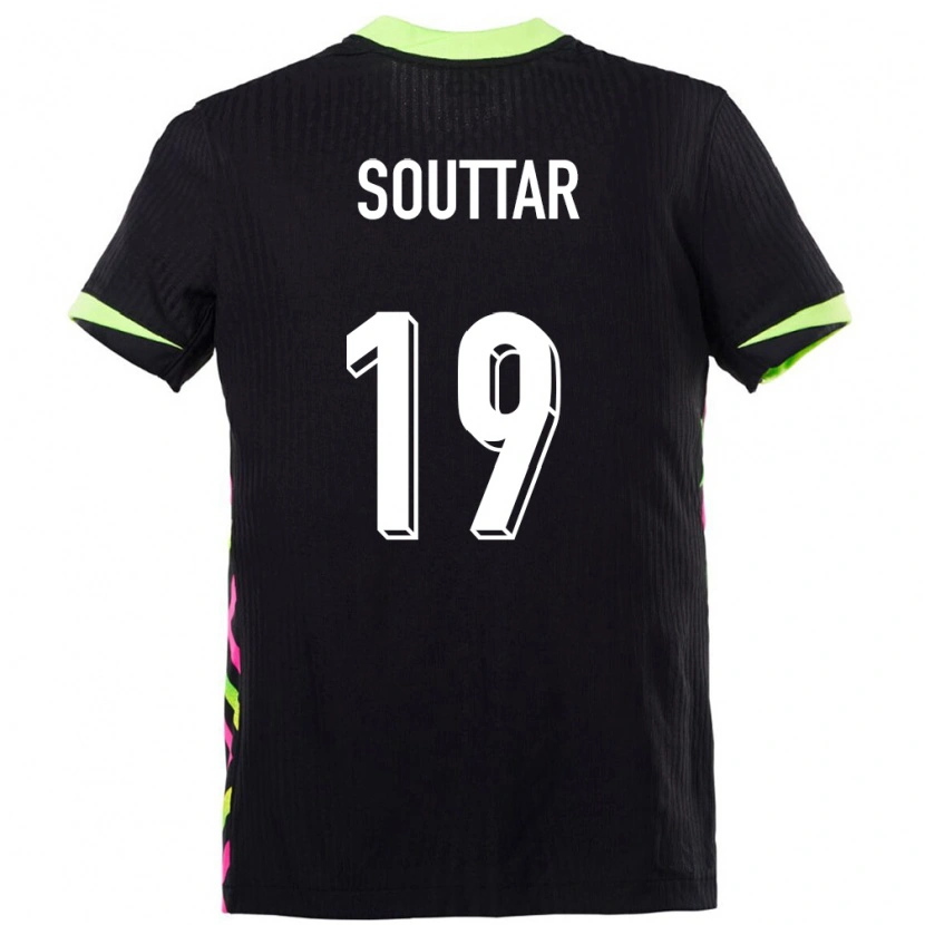 Danxen Mujer Camiseta Australia Harry Souttar #19 Azul Oscuro 2ª Equipación 24-26 La Camisa México