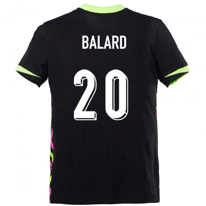 Danxen Mujer Camiseta Australia Max Balard #20 Azul Oscuro 2ª Equipación 24-26 La Camisa México