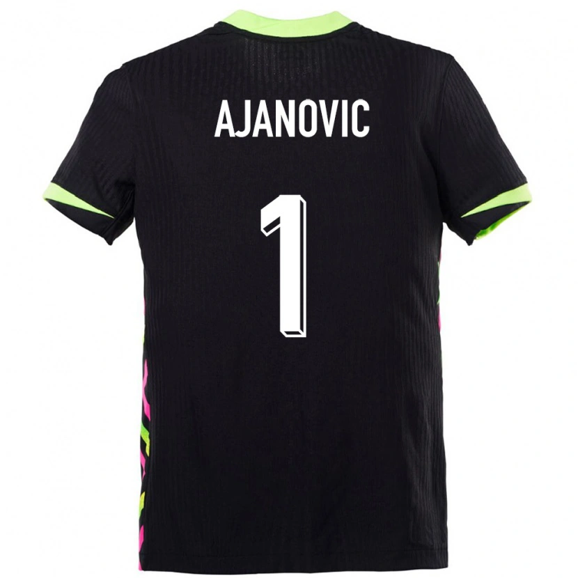 Danxen Mujer Camiseta Australia Jai Ajanovic #1 Azul Oscuro 2ª Equipación 24-26 La Camisa México
