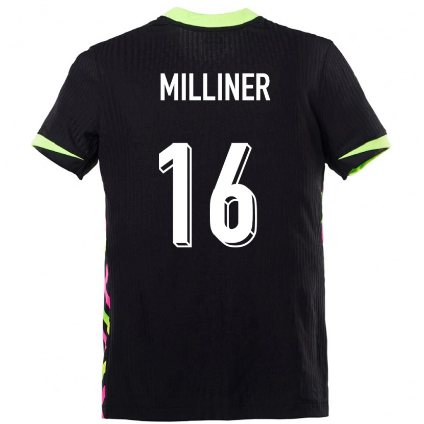 Danxen Mujer Camiseta Australia Miles Milliner #16 Azul Oscuro 2ª Equipación 24-26 La Camisa México