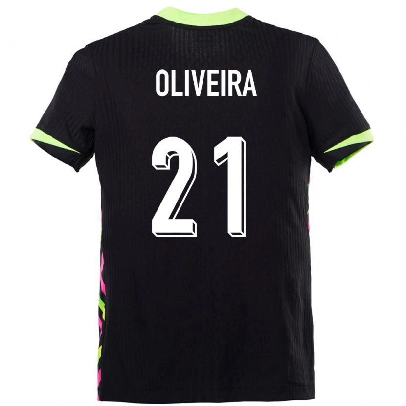 Danxen Mujer Camiseta Australia Henrique Oliveira #21 Azul Oscuro 2ª Equipación 24-26 La Camisa México