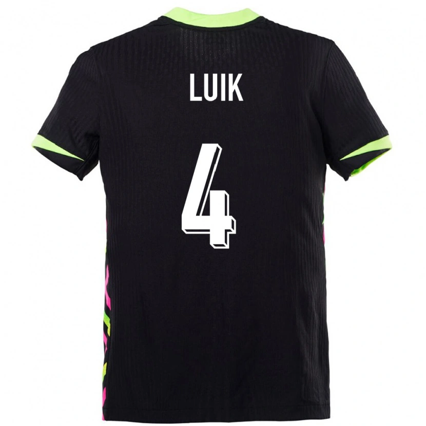 Danxen Mujer Camiseta Australia Aivi Luik #4 Azul Oscuro 2ª Equipación 24-26 La Camisa México
