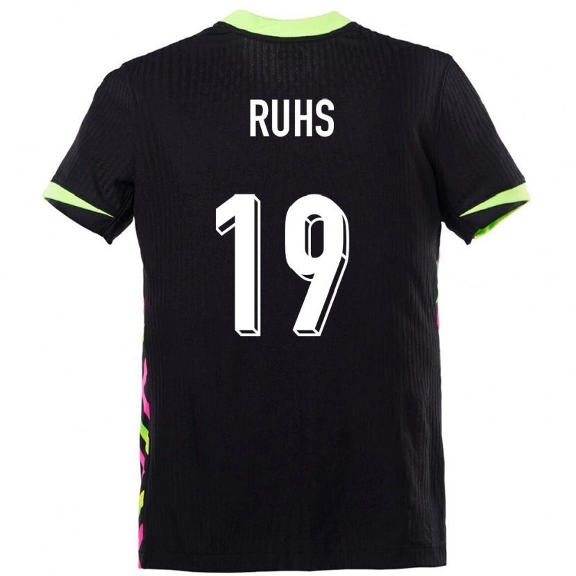 Danxen Mujer Camiseta Australia Michael Ruhs #19 Azul Oscuro 2ª Equipación 24-26 La Camisa México