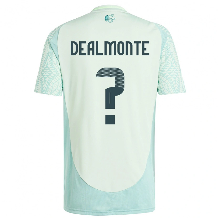 Danxen Mujer Camiseta México Charly Dealmonte #0 Lino Verde 2ª Equipación 24-26 La Camisa México