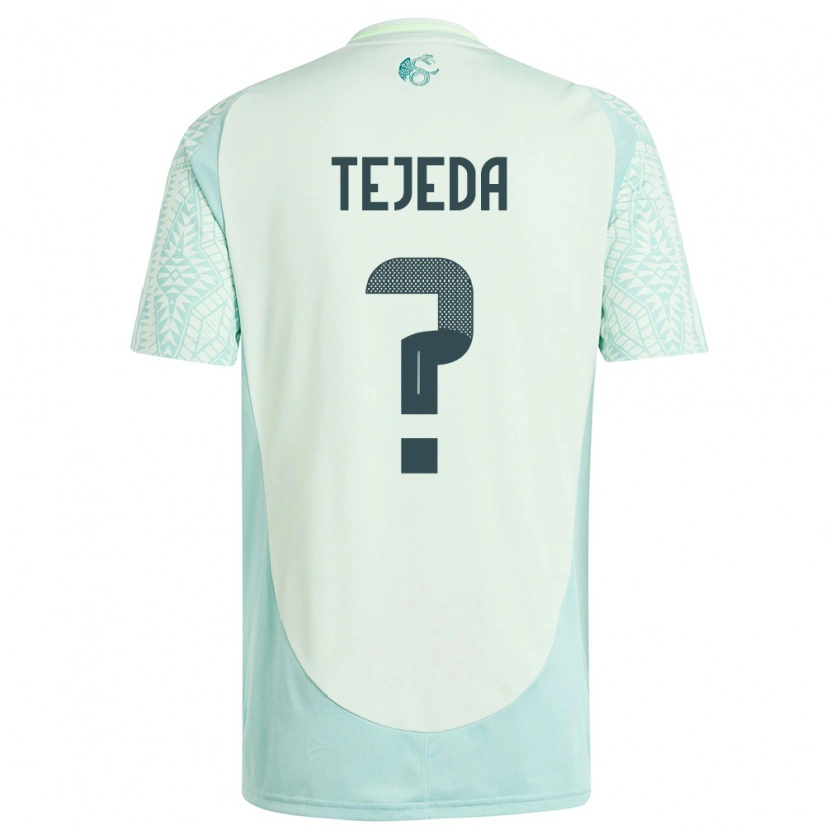 Danxen Mujer Camiseta México Saulo Tejeda #0 Lino Verde 2ª Equipación 24-26 La Camisa México