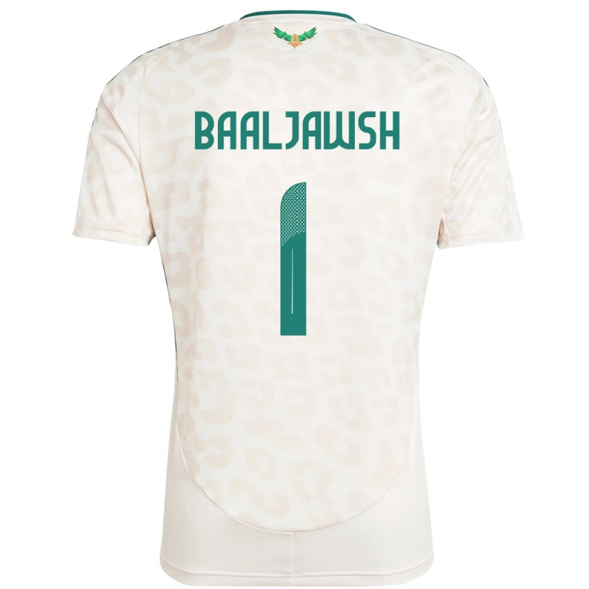 Danxen Mujer Camiseta Arabia Saudita Turki Baaljawsh #1 Blanco 2ª Equipación 24-26 La Camisa México