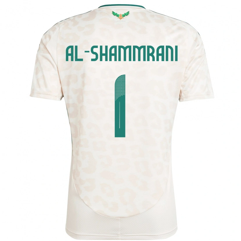 Danxen Mujer Camiseta Arabia Saudita Faisal Al-Shammrani #1 Blanco 2ª Equipación 24-26 La Camisa México