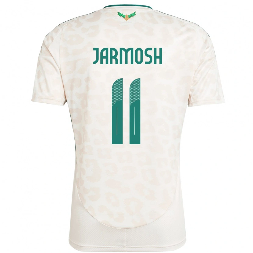Danxen Mujer Camiseta Arabia Saudita Abdulaziz Jarmosh #11 Blanco 2ª Equipación 24-26 La Camisa México