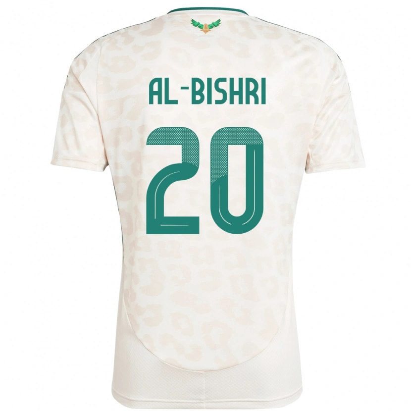 Danxen Mujer Camiseta Arabia Saudita Nawaf Al-Bishri #20 Blanco 2ª Equipación 24-26 La Camisa México