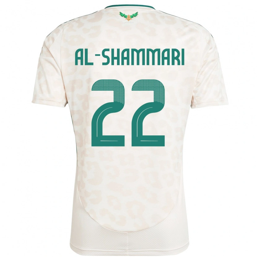 Danxen Mujer Camiseta Arabia Saudita Affas Al-Shammari #22 Blanco 2ª Equipación 24-26 La Camisa México