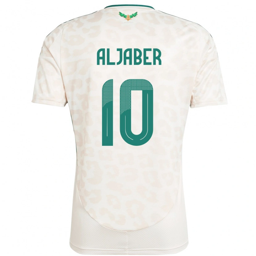 Danxen Mujer Camiseta Arabia Saudita Yassen Aljaber #10 Blanco 2ª Equipación 24-26 La Camisa México