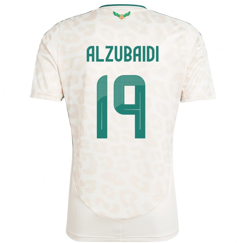 Danxen Mujer Camiseta Arabia Saudita Yaseen Alzubaidi #19 Blanco 2ª Equipación 24-26 La Camisa México