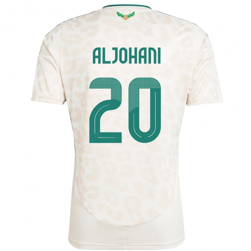 Danxen Mujer Camiseta Arabia Saudita Ziyad Aljohani #20 Blanco 2ª Equipación 24-26 La Camisa México