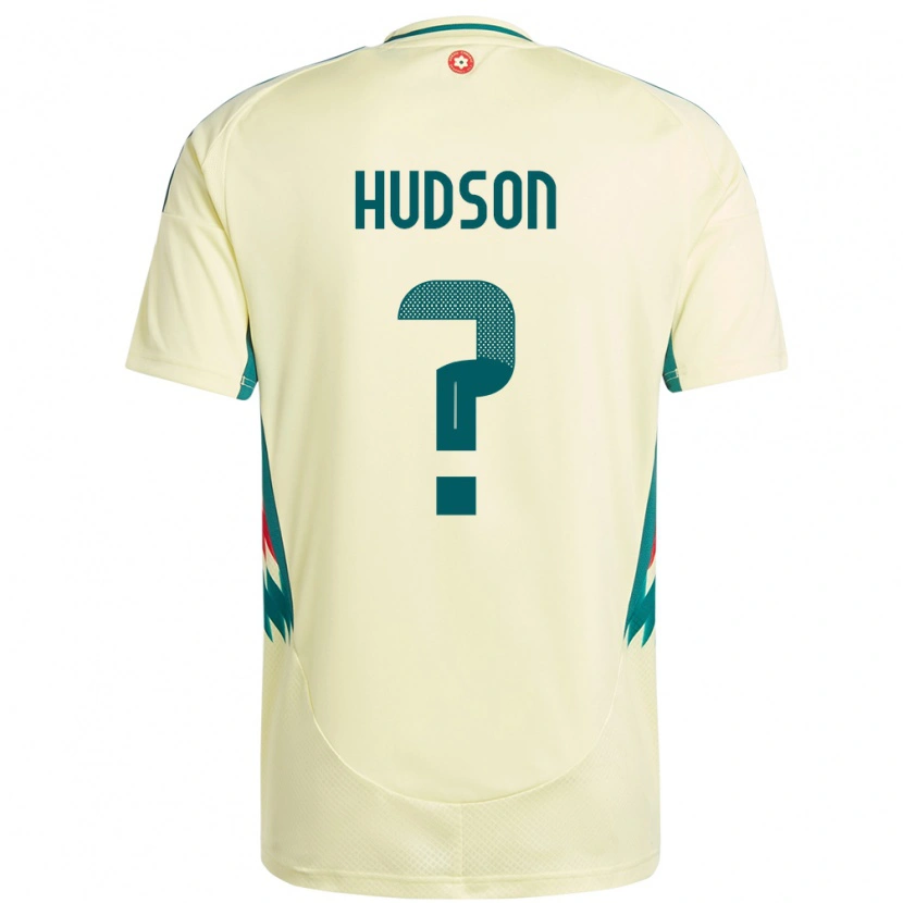 Danxen Mujer Camiseta Gales Max Hudson #0 Beige Amarillo 2ª Equipación 24-26 La Camisa México