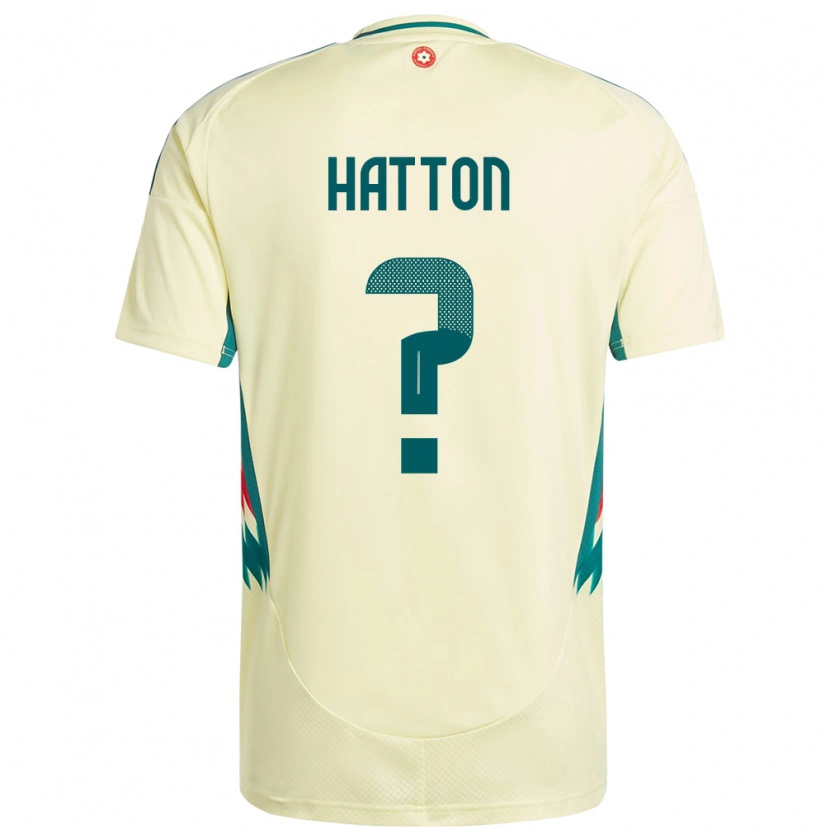 Danxen Mujer Camiseta Gales Oscar Hatton #0 Beige Amarillo 2ª Equipación 24-26 La Camisa México