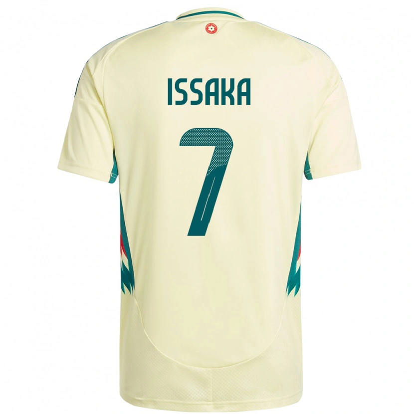 Danxen Mujer Camiseta Gales Freddie Issaka #7 Beige Amarillo 2ª Equipación 24-26 La Camisa México