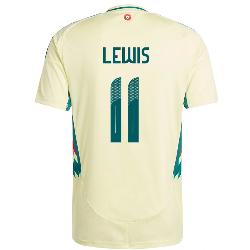 Danxen Mujer Camiseta Gales Sonny Lewis #11 Beige Amarillo 2ª Equipación 24-26 La Camisa México