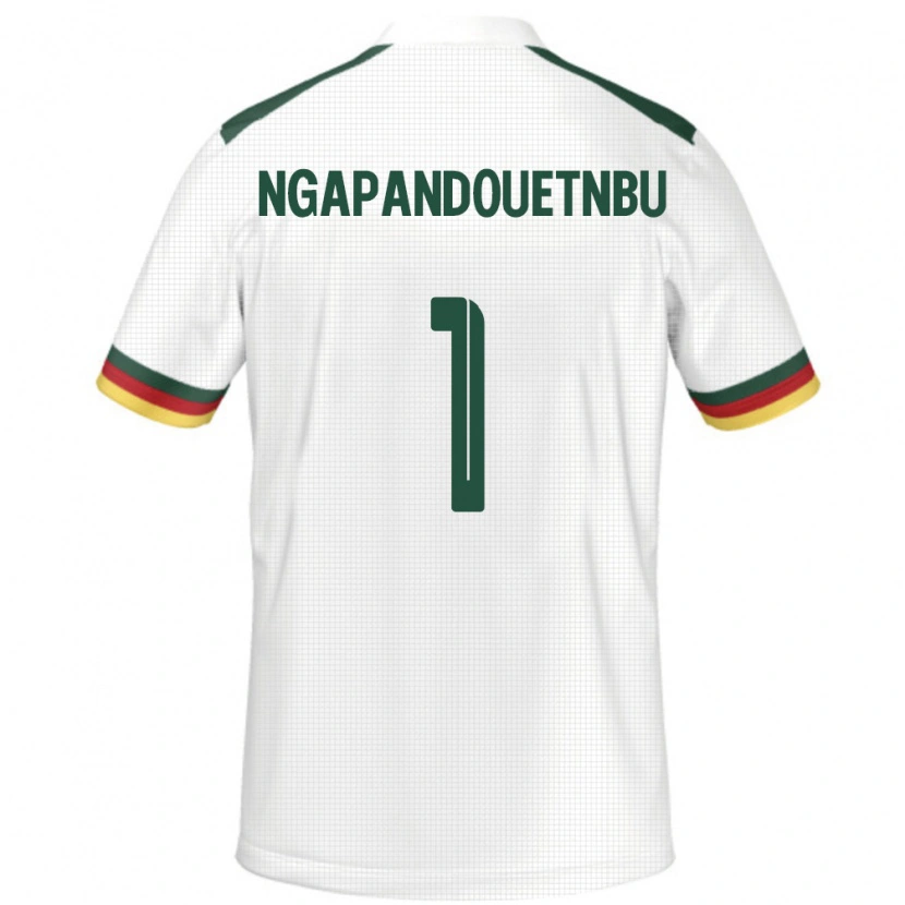 Danxen Mujer Camiseta Camerún Simon Ngapandouetnbu #1 Blanco 2ª Equipación 24-26 La Camisa México