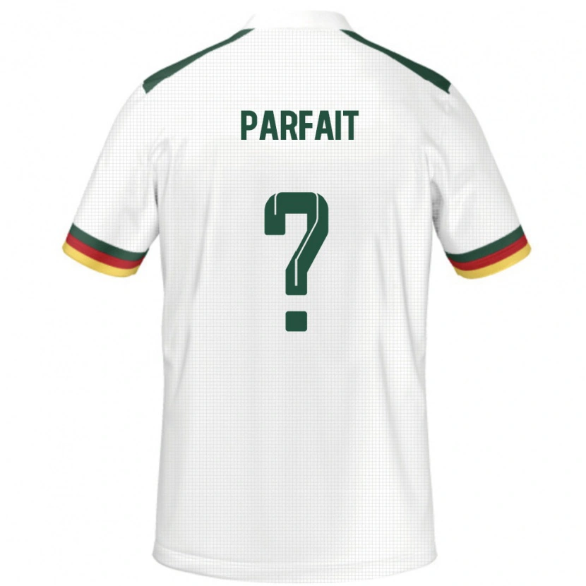 Danxen Mujer Camiseta Camerún Kegni Parfait #0 Blanco 2ª Equipación 24-26 La Camisa México