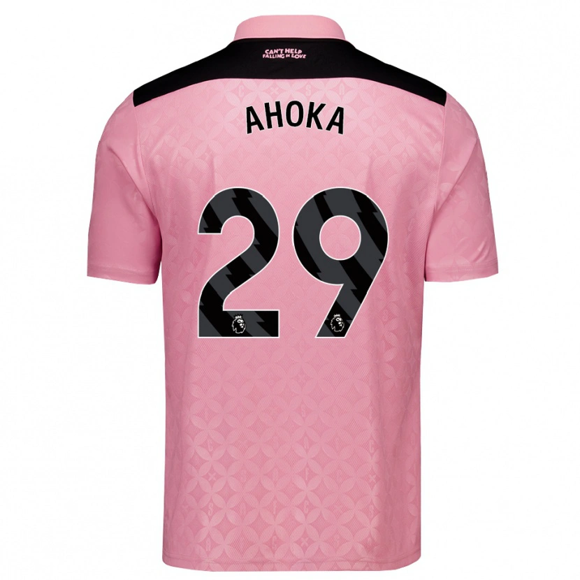 Danxen Mujer Camiseta Jules Ahoka #29 Rosaclaro Negro 2ª Equipación 2026/27 La Camisa México