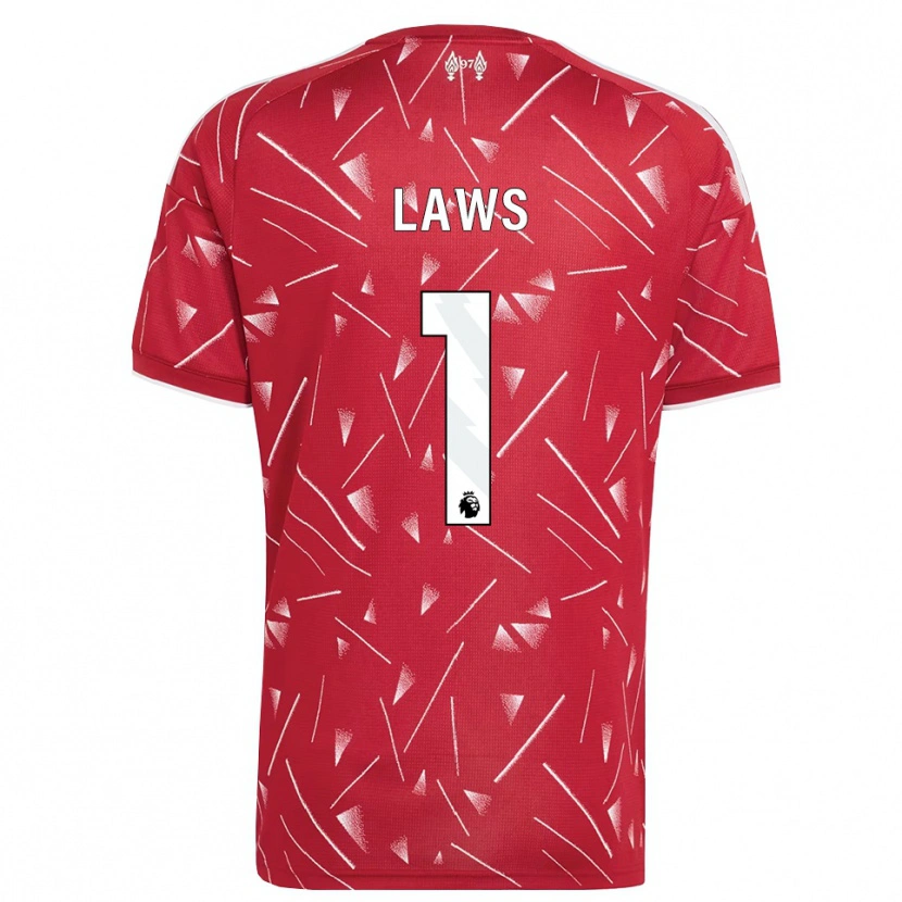 Danxen Mujer Camiseta Rachael Laws #1 Blanco Rojo 1ª Equipación 2026/27 La Camisa México