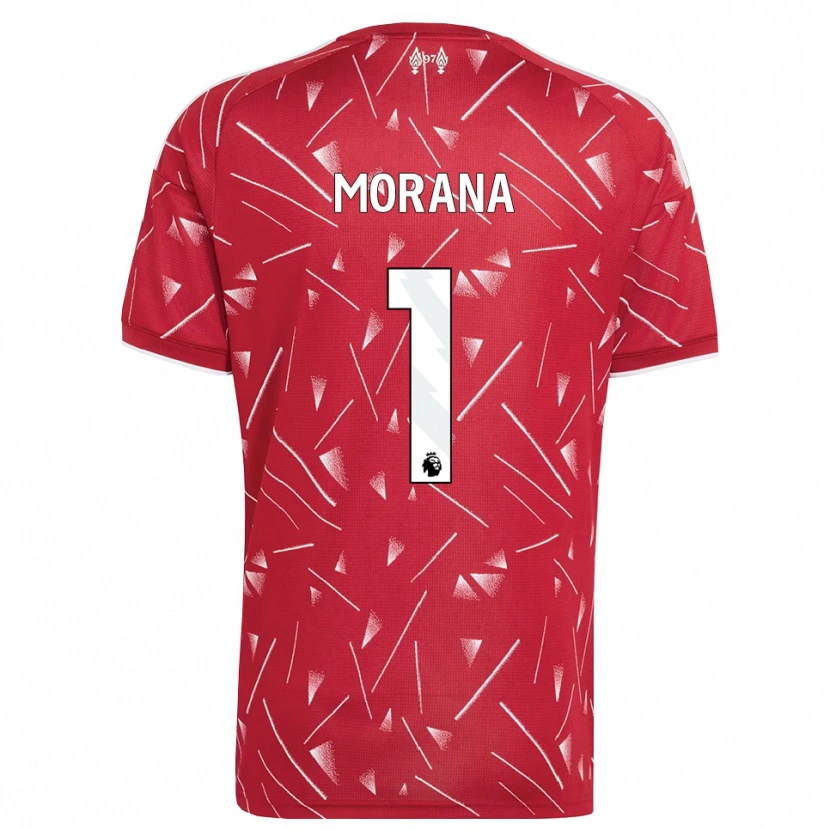 Danxen Mujer Camiseta Nathan Morana #1 Blanco Rojo 1ª Equipación 2026/27 La Camisa México