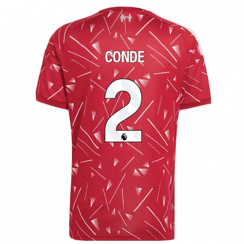 Danxen Mujer Camiseta Lenix Conde #2 Blanco Rojo 1ª Equipación 2026/27 La Camisa México
