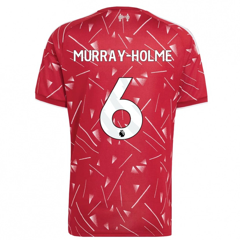 Danxen Mujer Camiseta Haydn Murray-Holme #6 Blanco Rojo 1ª Equipación 2026/27 La Camisa México