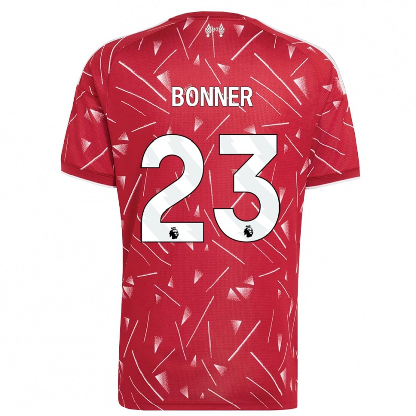 Danxen Mujer Camiseta Gemma Bonner #23 Blanco Rojo 1ª Equipación 2026/27 La Camisa México