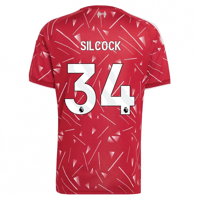 Danxen Mujer Camiseta Hannah Silcock #34 Blanco Rojo 1ª Equipación 2026/27 La Camisa México