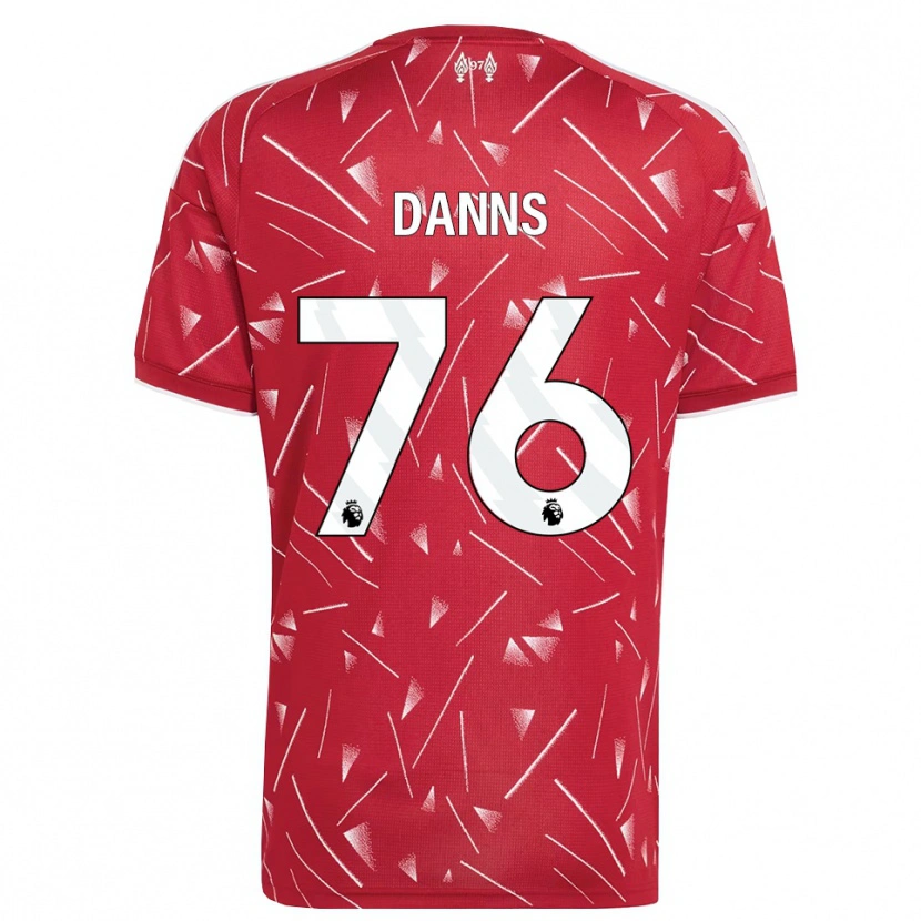 Danxen Mujer Camiseta Jayden Danns #76 Blanco Rojo 1ª Equipación 2026/27 La Camisa México