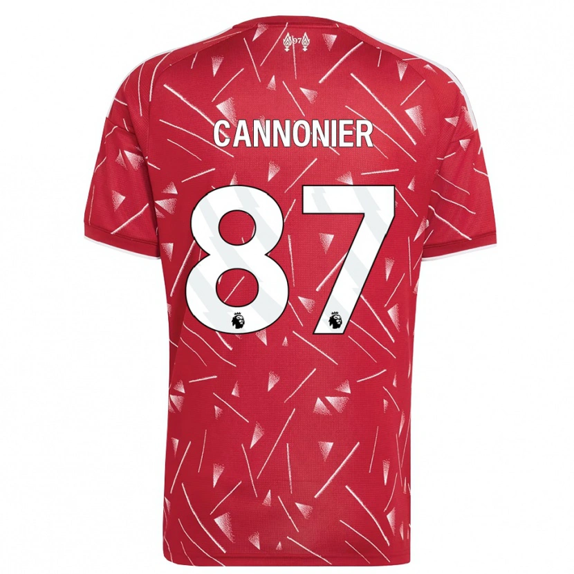Danxen Mujer Camiseta Oakley Cannonier #87 Blanco Rojo 1ª Equipación 2026/27 La Camisa México