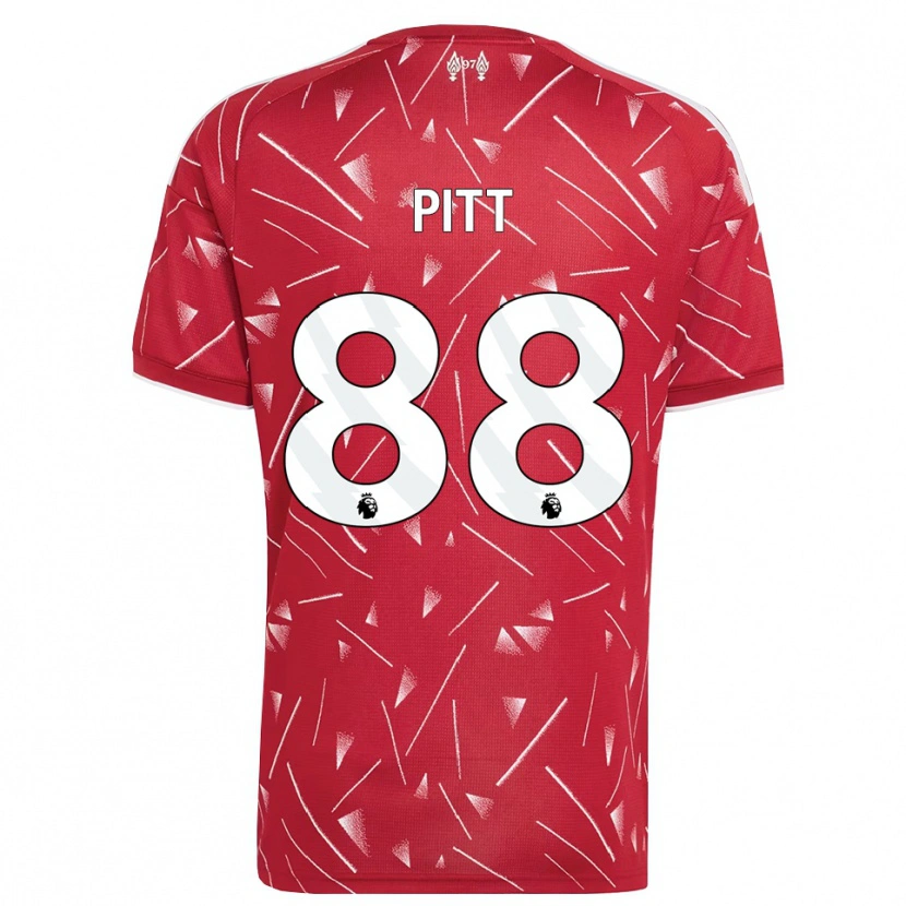 Danxen Mujer Camiseta Lucas Pitt #88 Blanco Rojo 1ª Equipación 2026/27 La Camisa México