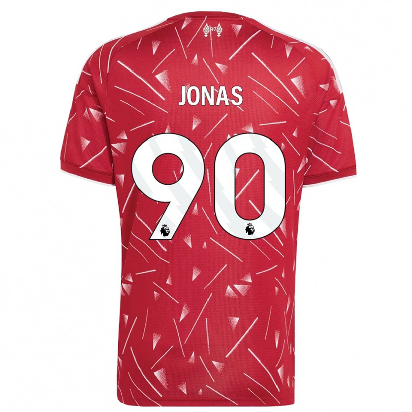 Danxen Mujer Camiseta Lee Jonas #90 Blanco Rojo 1ª Equipación 2026/27 La Camisa México