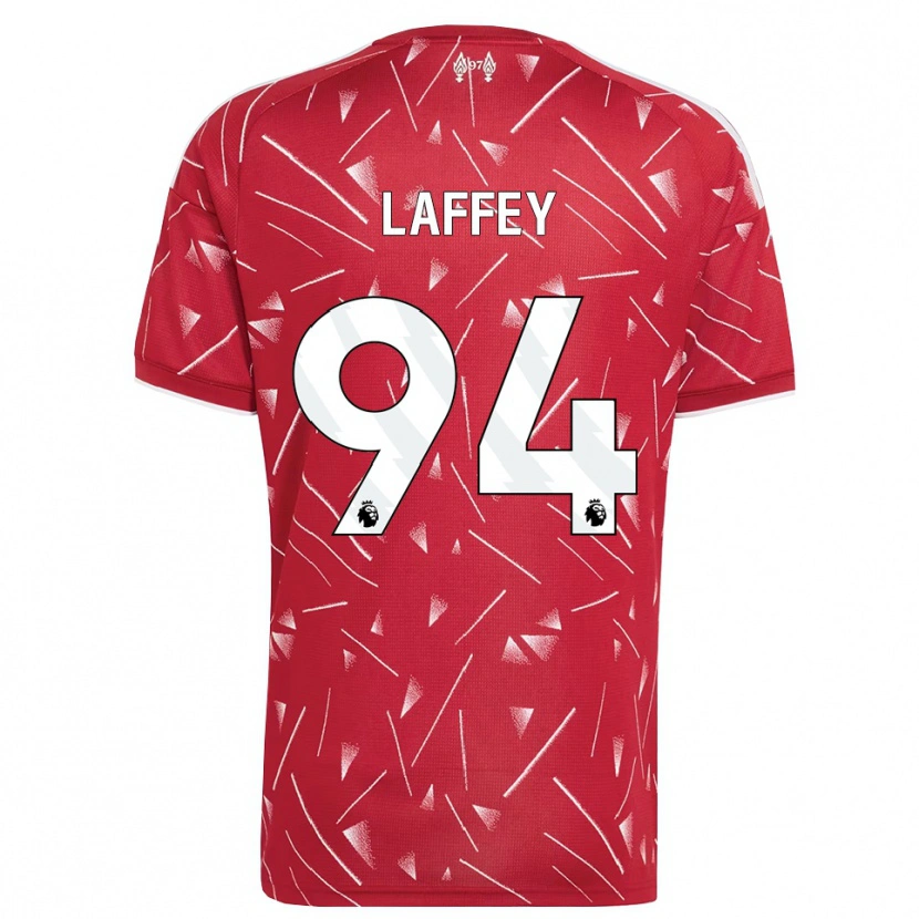 Danxen Mujer Camiseta Michael Laffey #94 Blanco Rojo 1ª Equipación 2026/27 La Camisa México