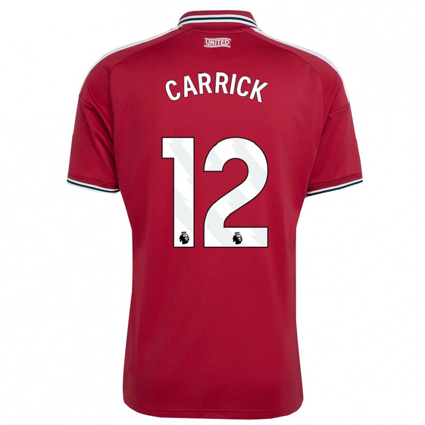 Danxen Mujer Camiseta Jacey Carrick #12 Rojo Amarillo Blanco 1ª Equipación 2026/27 La Camisa México