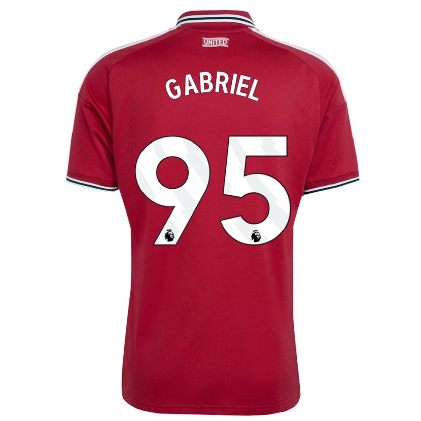 Danxen Mujer Camiseta Jj Gabriel #95 Rojo Amarillo Blanco 1ª Equipación 2026/27 La Camisa México