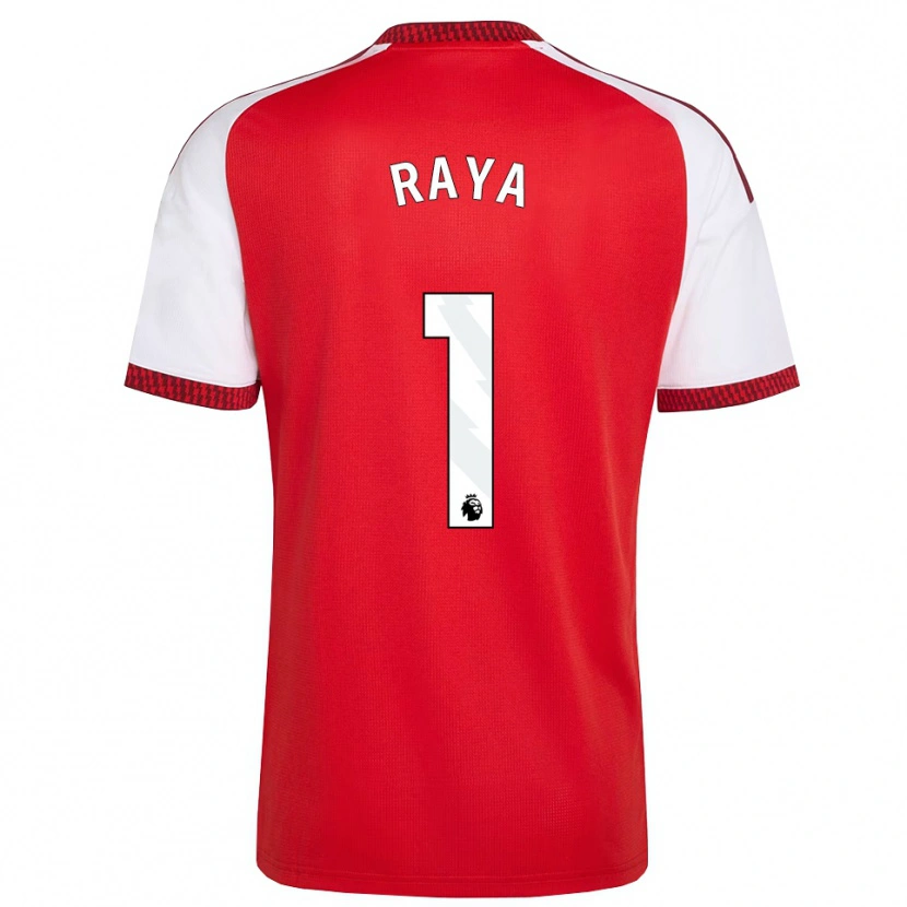 Danxen Mujer Camiseta David Raya #1 Rojo Blanco Negro 1ª Equipación 2026/27 La Camisa México
