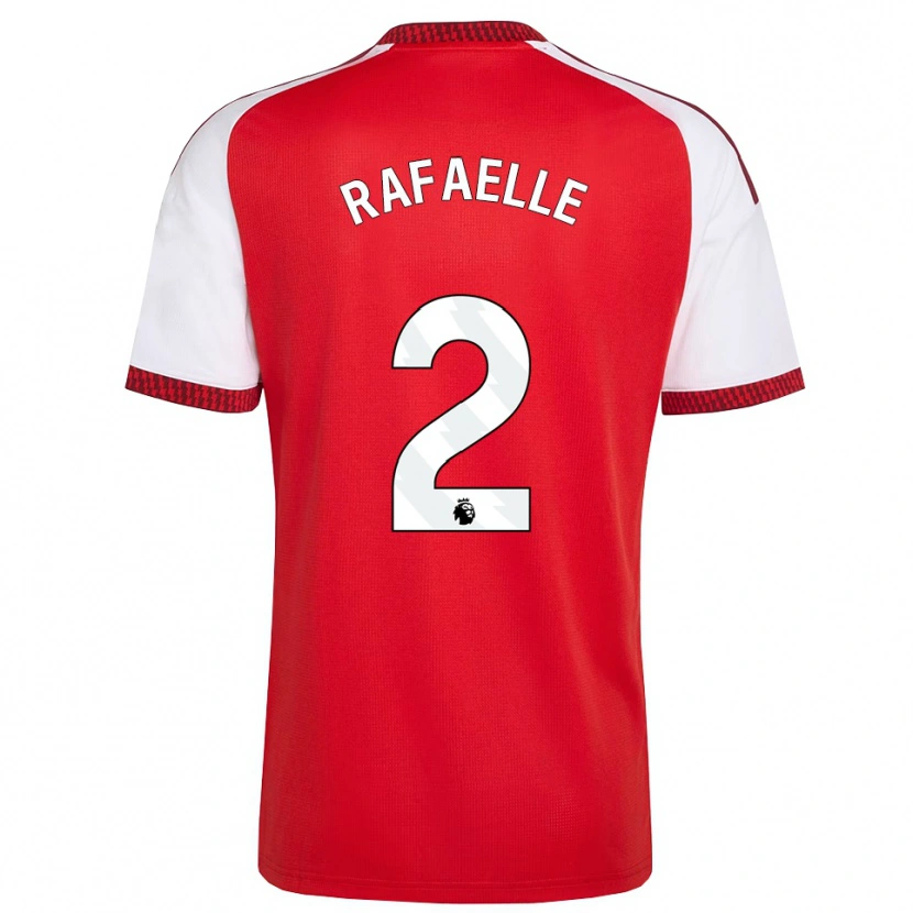 Danxen Mujer Camiseta Rafaelle Souza #2 Rojo Blanco Negro 1ª Equipación 2026/27 La Camisa México