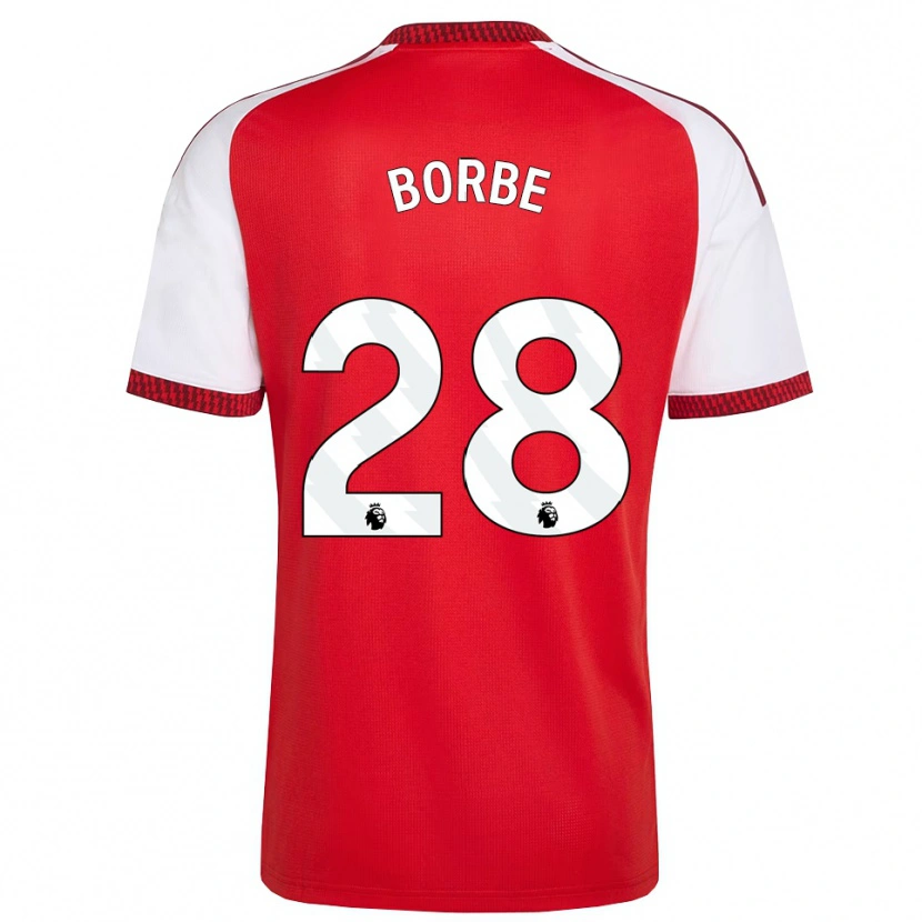 Danxen Mujer Camiseta Anneke Borbe #28 Rojo Blanco Negro 1ª Equipación 2026/27 La Camisa México