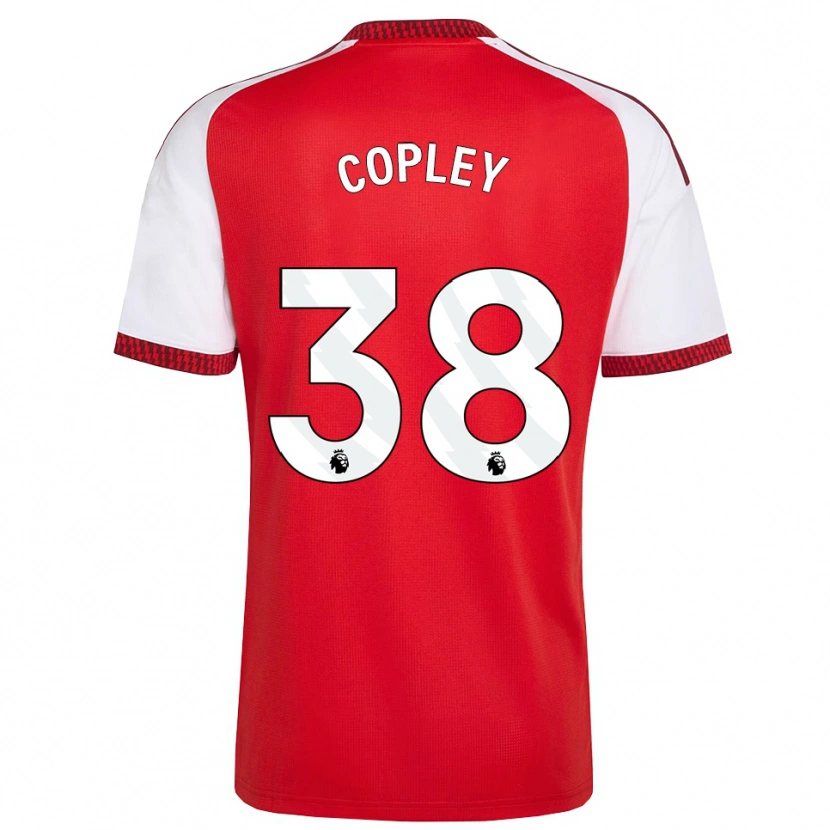 Danxen Mujer Camiseta Louie Copley #38 Rojo Blanco Negro 1ª Equipación 2026/27 La Camisa México