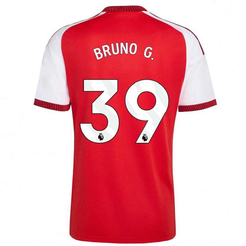 Danxen Mujer Camiseta Bruno Guimarães #39 Rojo Blanco Negro 1ª Equipación 2026/27 La Camisa México