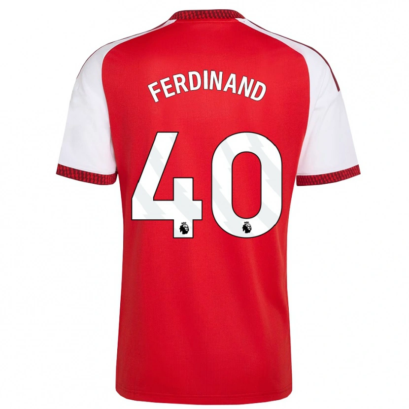 Danxen Mujer Camiseta Seb Ferdinand #40 Rojo Blanco Negro 1ª Equipación 2026/27 La Camisa México