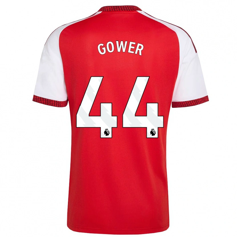 Danxen Mujer Camiseta Jimi Gower #44 Rojo Blanco Negro 1ª Equipación 2026/27 La Camisa México