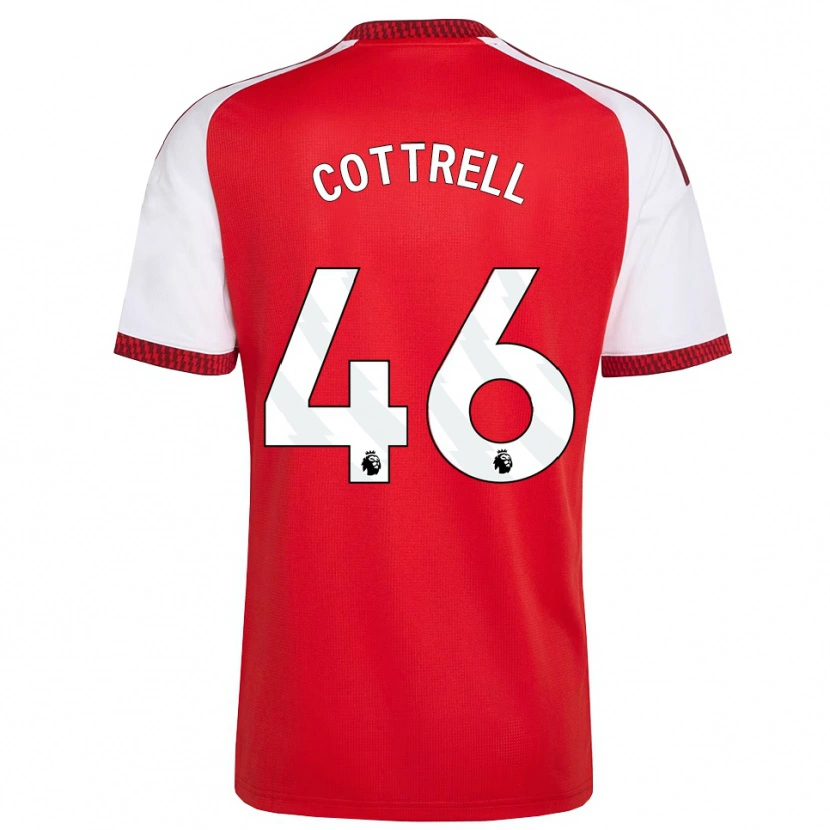 Danxen Mujer Camiseta Ben Cottrell #46 Rojo Blanco Negro 1ª Equipación 2026/27 La Camisa México