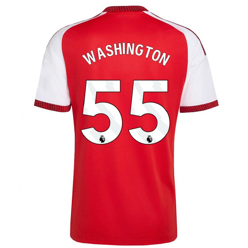 Danxen Mujer Camiseta Marcell Washington #55 Rojo Blanco Negro 1ª Equipación 2026/27 La Camisa México